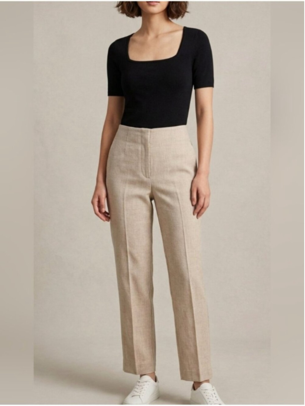 Aritzia Wilfred Beige Dress Pants Professional Office Corporate Prep Size 6 Prep